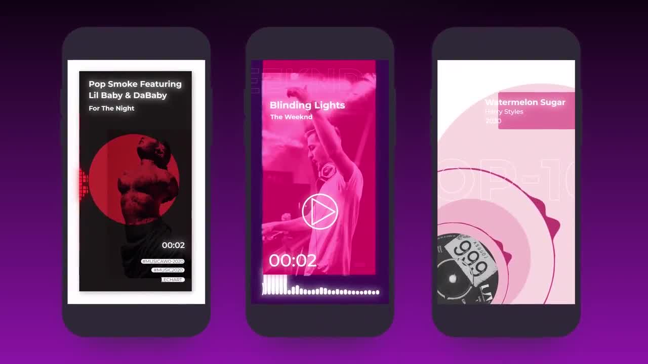 Visualizer Audio Stories Instagram