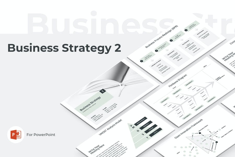 Business Strategy Two PowerPoint Template