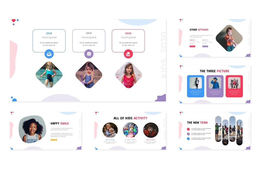 Active Kids - Powerpoint Template