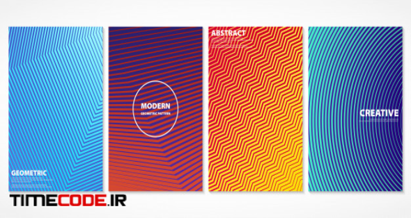 Abstract Colorful Minimal Covers Pattern Design. 