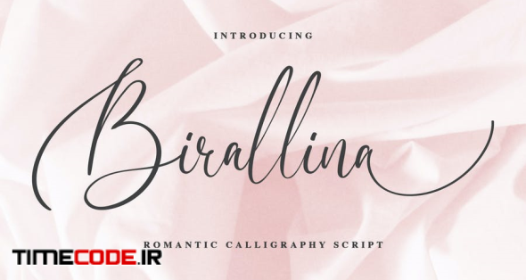 Birallina - Romantic Script Font