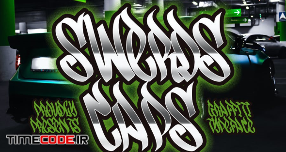 Swerds Caps - Graffiti Style Typeface