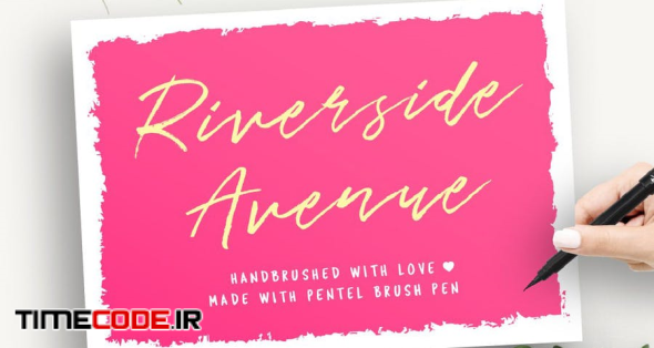 Riverside Avenue Script Font