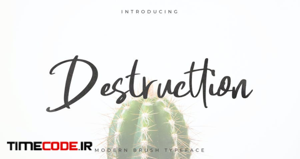 Destructtion Script Font