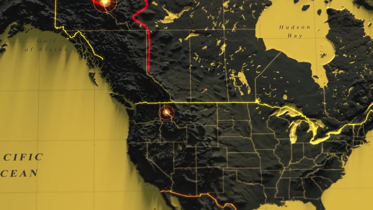 North America Map | USA, Canada, Mexico
