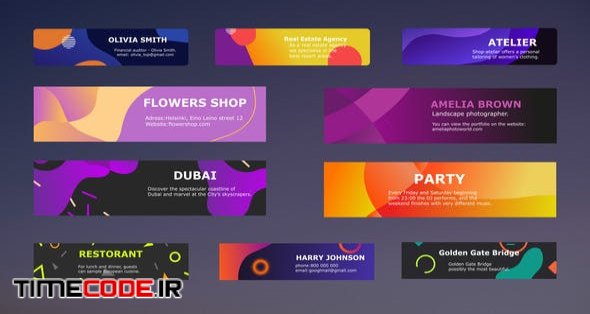  Colorful Modern Titles || After Effects 
