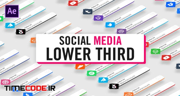  Unicolor Social Media Lower Thirds 