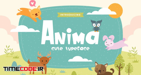 Anima - Fun Children Typeface