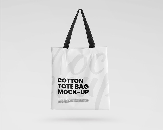 Cotton Tote Bag Mockup 