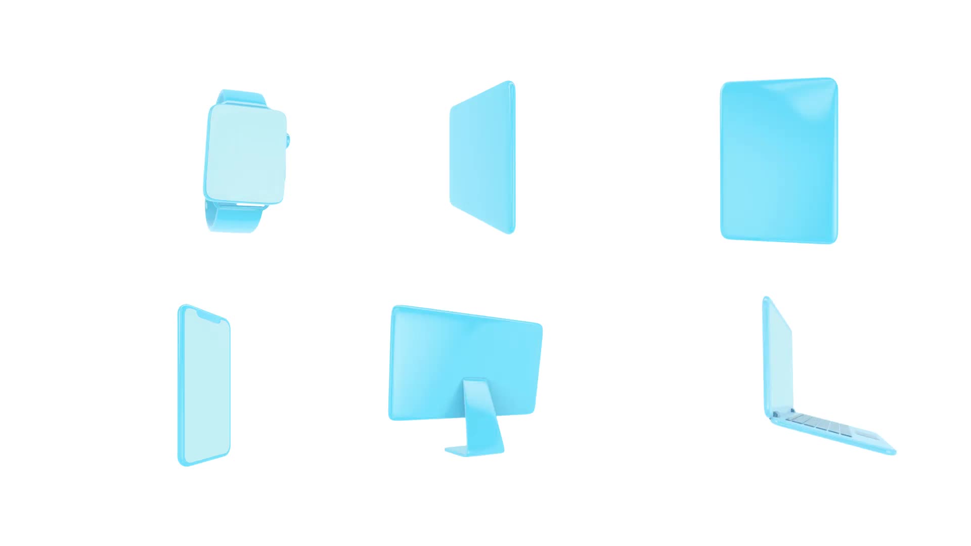  3D Icons for Explainer Video 