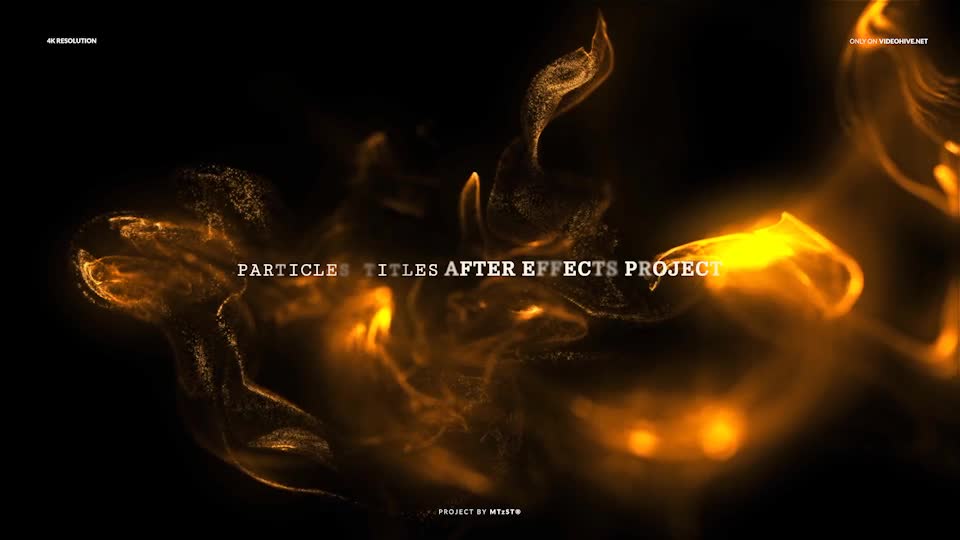  Particles Titles 4K 