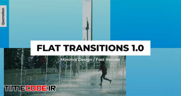  Minimal Flat Transitions For After Effects 