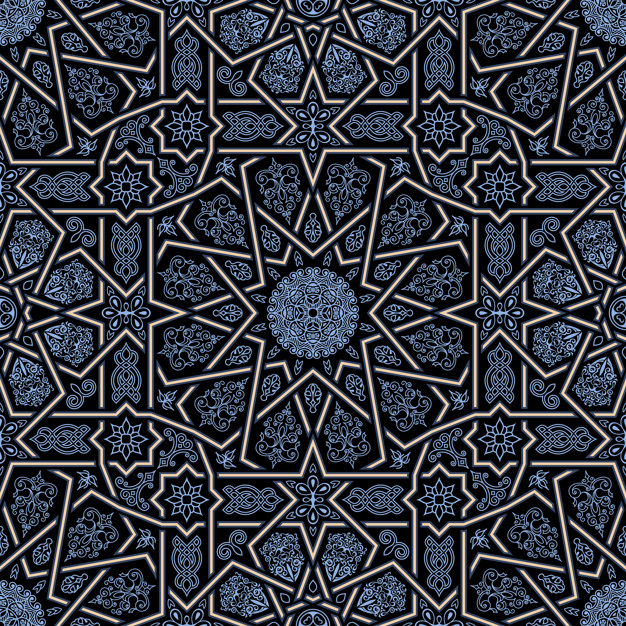 Seamless Islamic Moroccan Pattern 